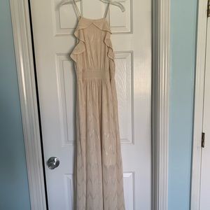 Tan Maxi Summer Dress